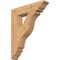 Ekena Millwork Funston Traditional Smooth Bracket, Western Red Cedar, 3 1/2"W x 18"D x 22"H BKT04X18X22FST01SWR - alternate 1